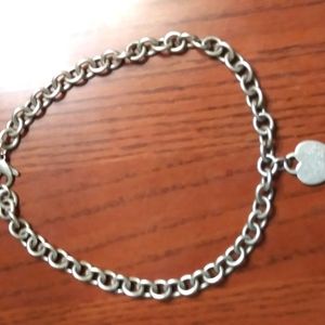 Tiffany & Co sterling heart necklace.